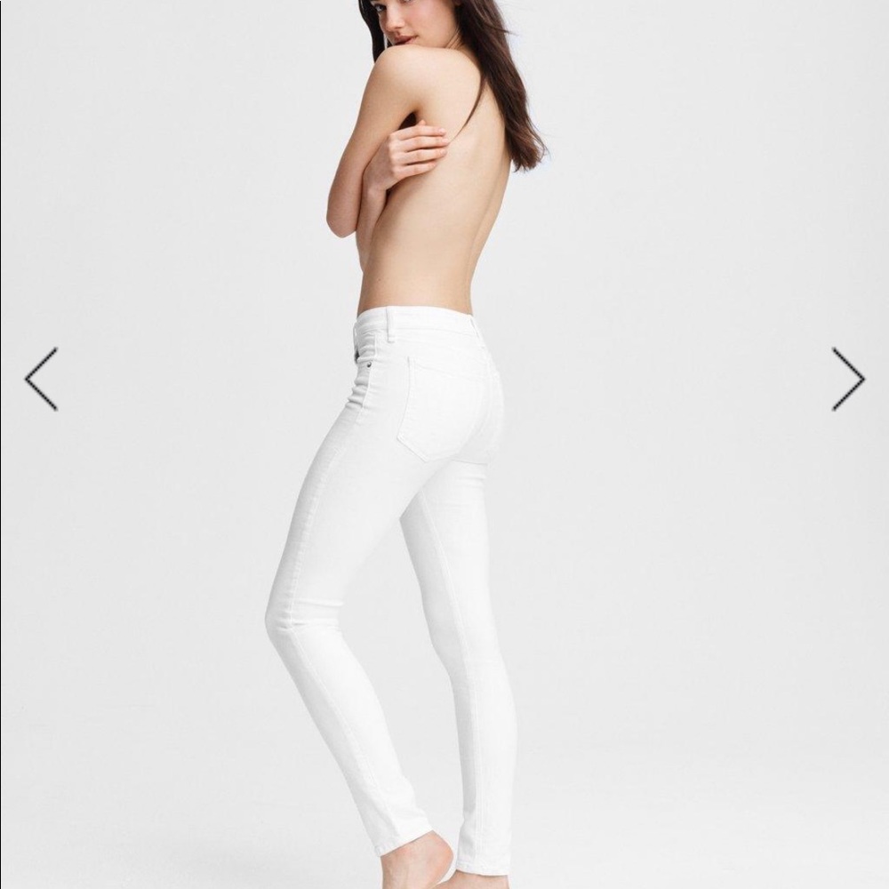 RAG & BONE Cate Mid-Rise Skinny - White 24